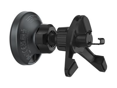 Belkin BoostCharge - Trådløs ladeholder for bil - magnetic, with air vent & dash mount + bilstrømadapter - 15 watt - svart