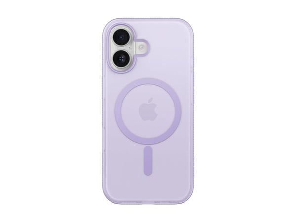 Belkin SheerForce Grip Series - Baksidedeksel for mobiltelefon - MagSafe-samsvar - laget av resirkulerte materialer - lavandel - for Apple iPhone 17