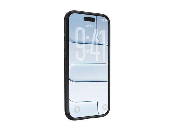 Belkin SheerForce Grip Series - Baksidedeksel for mobiltelefon - MagSafe-samsvar - laget av resirkulerte materialer - svart - for Apple iPhone Air