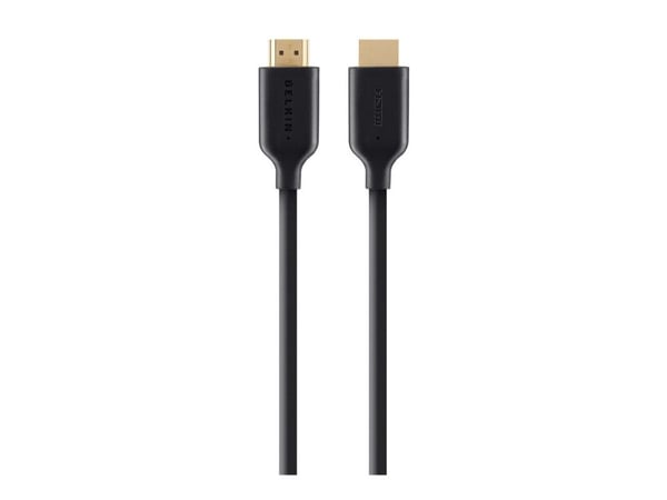 Belkin High Speed HDMI Cable with Ethernet - HDMI-kabel med Ethernet - HDMI hann til HDMI hann - 2 m - 4K-støtte