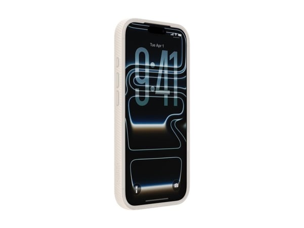 Belkin SheerForce Grip Series - Baksidedeksel for mobiltelefon - MagSafe-samsvar - laget av resirkulerte materialer - sand - for Apple iPhone 17 Pr...