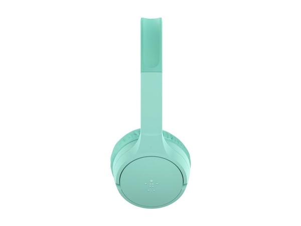 Belkin SoundForm Mini - Hodetelefoner med mikrofon - on-ear - Bluetooth - trådløs, kablet - 3,5 mm jakk - mynte
