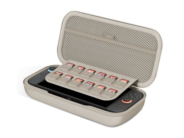 Belkin ENA001hqSA-V2, Matkakotelo, Nintendo, Hiekka, Verkko, Polyesteri, Sametti, Nintendo Switch, Nintendo Switch 2, Nintendo Switch OLED, Kestää ...