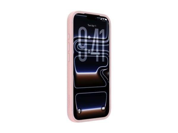 Belkin SheerForce Grip Series - Baksidedeksel for mobiltelefon - MagSafe-samsvar - laget av resirkulerte materialer - rosa - for Apple iPhone 17 Pro