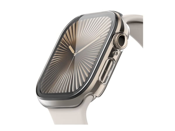 Belkin SCREENFORCE TemperedCurve - Støtfanger for smartarmåndsur - 2-i-1, 46mm - herdet glass (9H) - blank - for Apple Watch Series 10 (GPS + Cellu...