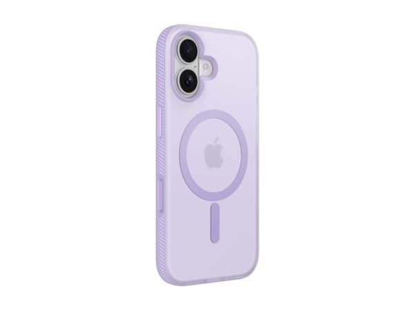 Belkin SheerForce Grip Series - Baksidedeksel for mobiltelefon - MagSafe-samsvar - laget av resirkulerte materialer - lavandel - for Apple iPhone 17