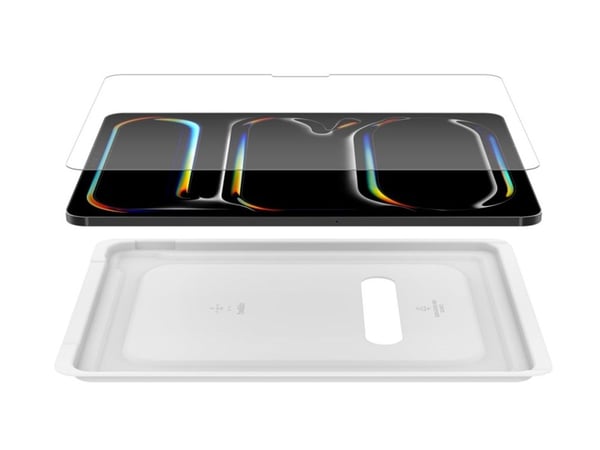 Belkin ScreenForce - Skjermbeskyttelse for nettbrett - 2.5D - glass - for Apple 13-inch iPad Pro (M4)