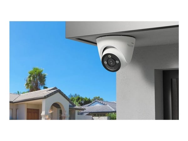 Reolink P434 - Nettverksovervåkingskamera - lite tårn - utendørs, innendørs - værbestandig - farge (Dag og natt) - 8 MP - 3840 x 2160 - 4K - motori...