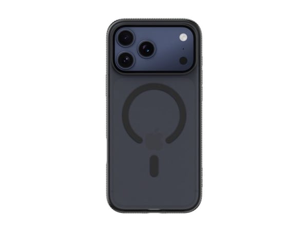 Belkin SheerForce Grip Series - Baksidedeksel for mobiltelefon - MagSafe-samsvar - laget av resirkulerte materialer - svart - for Apple iPhone 17 P...