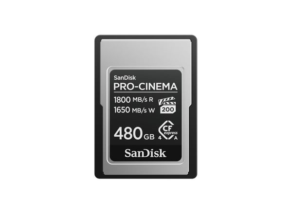 SanDisk PRO-CINEMA - Flash-minneskort - 480 GB - CFexpress typ A
