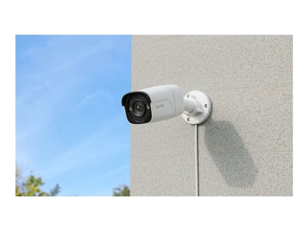 Reolink P320 - Nettverksovervåkingskamera - kule - utendørs - vanntett - farge (Dag og natt) - 5 MP - 2560 x 1920 - fastfokal - lyd - LAN 10/100 - ...