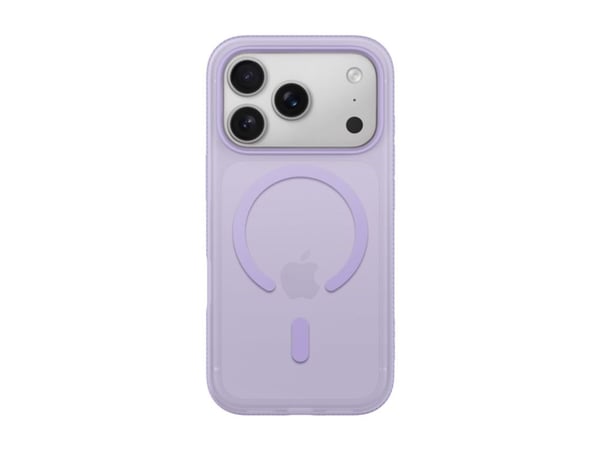 Belkin SheerForce Grip Series - Baksidedeksel for mobiltelefon - MagSafe-samsvar - laget av resirkulerte materialer - lavandel - for Apple iPhone 1...