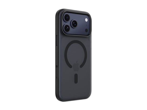 Belkin SheerForce Grip Series - Baksidedeksel for mobiltelefon - MagSafe-samsvar - laget av resirkulerte materialer - svart - for Apple iPhone 17 P...