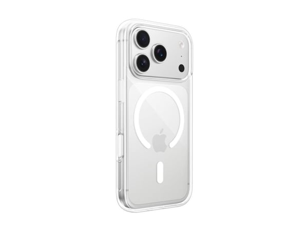 Belkin SheerForce Clear Series - Baksidedeksel for mobiltelefon - MagSafe-samsvar - laget av resirkulerte materialer - blank - for Apple iPhone 17 Pro