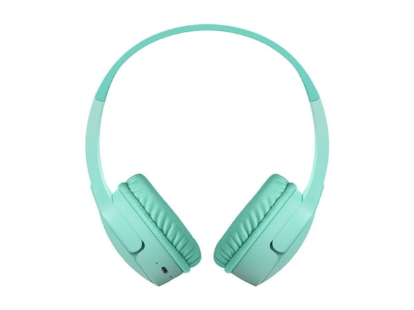 Belkin SoundForm Mini - Hodetelefoner med mikrofon - on-ear - Bluetooth - trådløs, kablet - 3,5 mm jakk - mynte