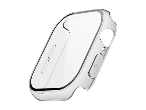Belkin SCREENFORCE TemperedCurve - Støtfanger for smartarmåndsur - 2-i-1, 46mm - herdet glass (9H) - blank - for Apple Watch Series 10 (GPS + Cellu...