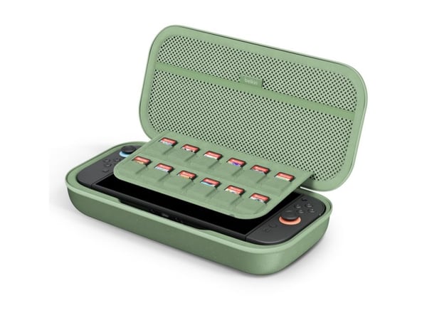 Belkin Gaming - Eske for spillekonsoll - polyester - pistasiegrønn - for Nintendo Switch 2