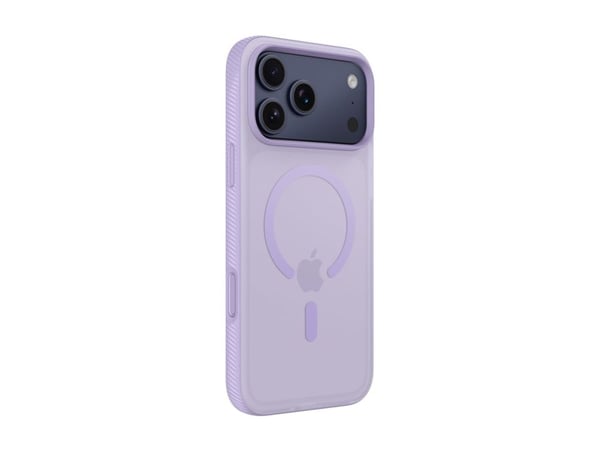 Belkin SheerForce Grip Series - Baksidedeksel for mobiltelefon - MagSafe-samsvar - laget av resirkulerte materialer - lavandel - for Apple iPhone 1...
