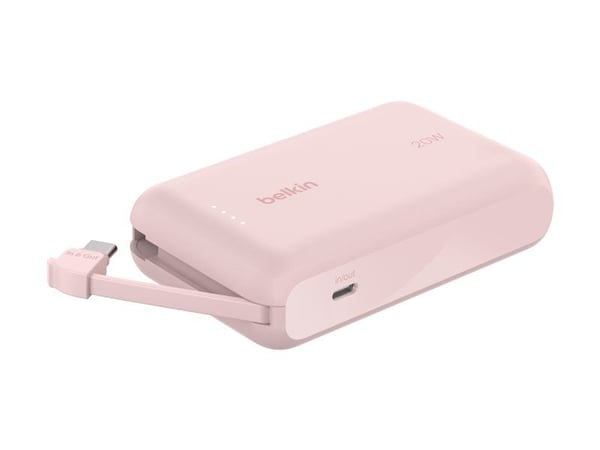 Belkin BPB021HQPK, 10000 mAh, Vaaleanpunainen
