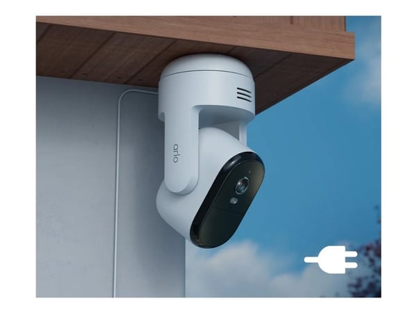 Arlo Essential 3 - Nettverksovervåkingskamera - PTZ - innendørs, utendørs - farge (Dag og natt) - 3 MP - 2304 x 1296 - lyd - trådløs - Wi-Fi
