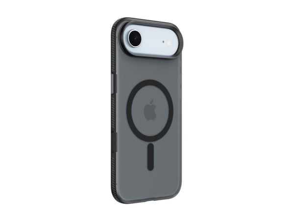 Belkin SheerForce Grip Series - Baksidedeksel for mobiltelefon - MagSafe-samsvar - laget av resirkulerte materialer - svart - for Apple iPhone Air