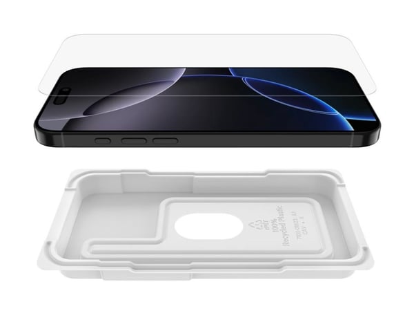 Belkin ScreenForce - Skjermbeskyttelse for mobiltelefon - glass - for Apple iPhone 16 Pro Max