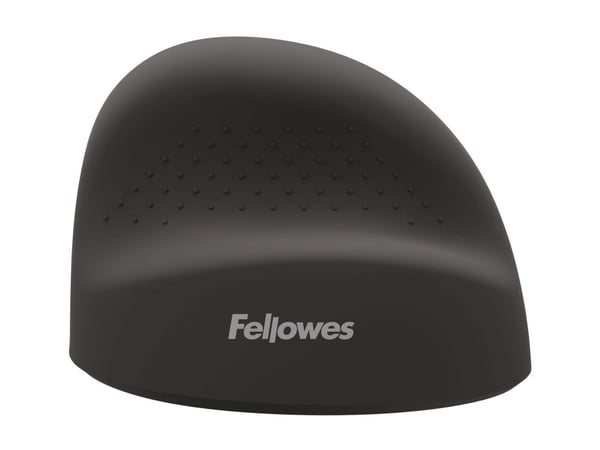 Fellowes Breyta - Vertikal mus - ergonomisk - medium - høyrehendt - optisk - 5 knapper - trådløs - Bluetooth, 2.4 GHz, USB-C - svart