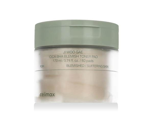 Celimax Ji Woo Gae Cica BHA blemish toner pads 60 st