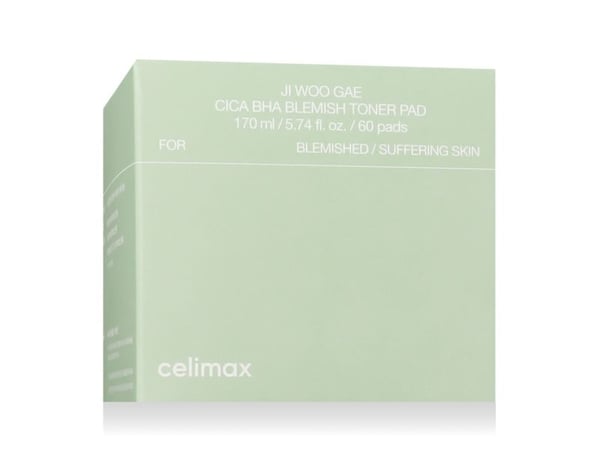 Celimax Ji Woo Gae Cica BHA blemish toner pads 60 stk