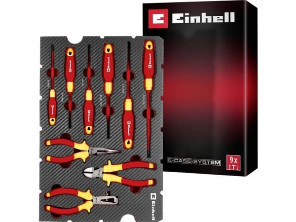Einhell 370524 VDE-työkalusarja 9 kpl Kuffertindlæg. 9 dele Kuffertindlæg. 9 dele
