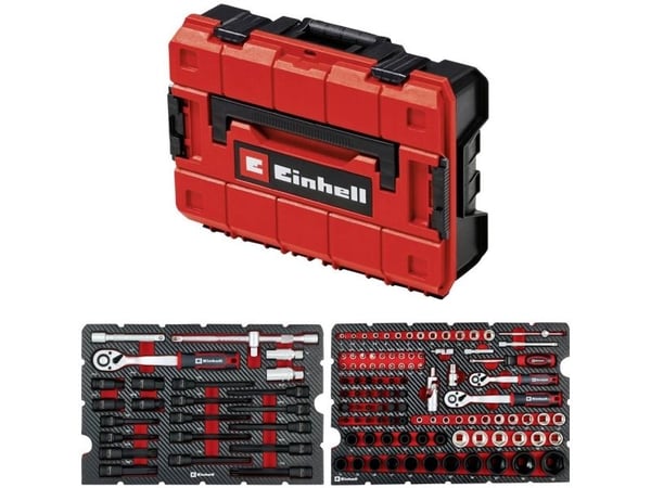 Einhell 121-osainen työkalulaukku Automotive 370515 Työkalulaukku, varusteineen