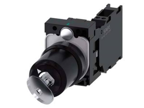 Avainkytkin C 22mm pyöreä muovi 1NO1NC 1NO1NC