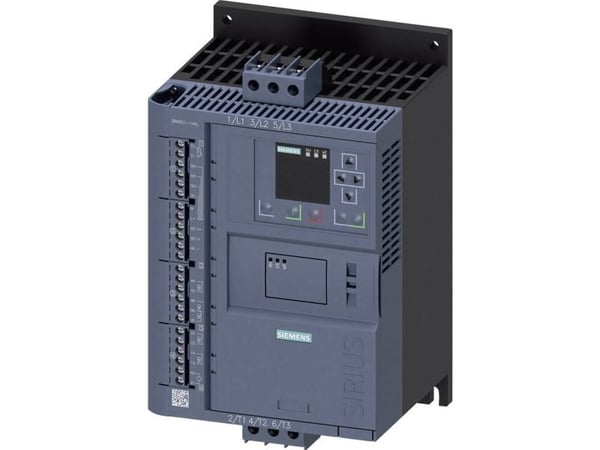 Siemens 3RW5515-1HA04 3RW5515151HA04 Pehmokäynnistysyksikkö Moottorin teho 400 V:n jännitteellä 11 kW Moottorin teho 230 V:n jännitteellä 5,5 kW 20...