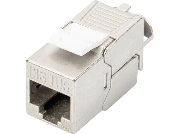 Digitus DN-93615-12, Tasainen, Hopea, RJ-45, Uros, 10GBase-T, Fosfori/pronssi