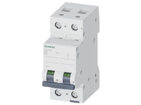 Siemensin 2-napainen katkaisija 16 A 230 V 5SL4516-6 (5SL4516-6)