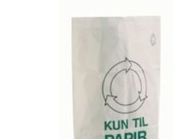 Papirsække, 'Kun til papir', 110 l, 95 x 70 x 25 cm, til papir, pakke a 50 stk