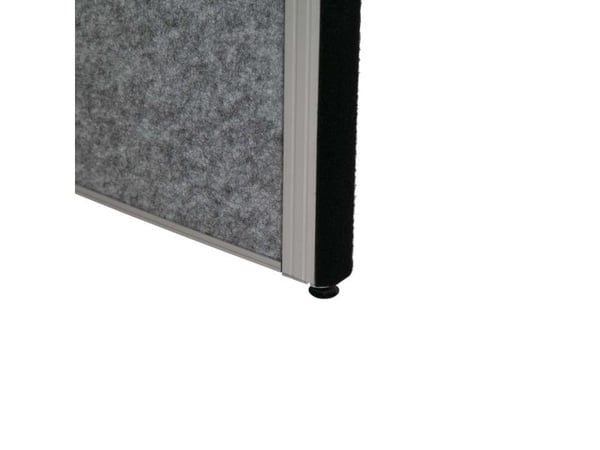 MAUL 9651695, Skillebrett, 1000 x 1820 mm, Felt, Aluminium, Grå, 1000 mm