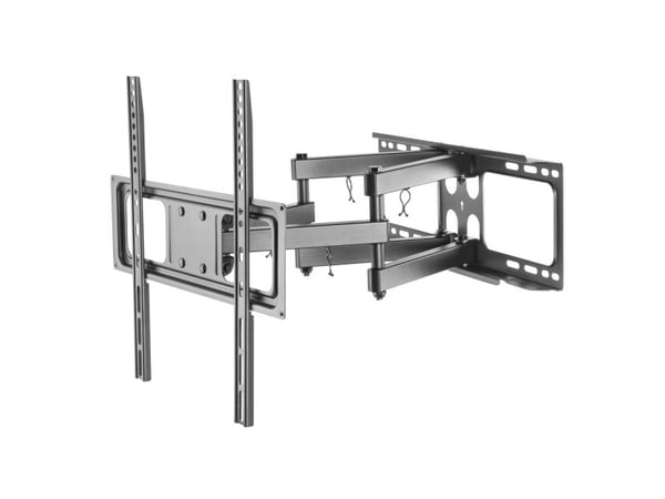 Techly ICA-PLB 344STY, 200 x 200 mm, 400 x 400 mm, -15 - 5°, -60 - 60°, Stål, Sort