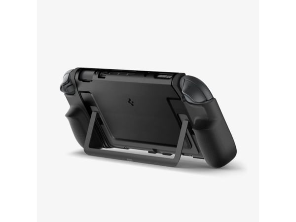Spigen Dual Grip, Etui, Nintendo, Sort, Polykarbonat (PC), Termoplastisk polyuretan (TPU), Nintendo Switch, Fallsikker, Ripebestandig