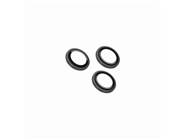FIXED FIXGC2-928-GR, Apple, iPhone 14/14 Plus, Ripebestandig, Skittbestandig, Gjennomsiktig, Grå, 3 stykker