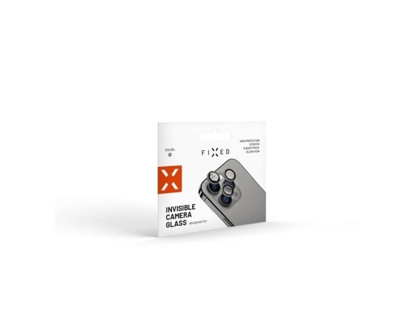 FIXED FIXGC2-928-GR, Apple, iPhone 14/14 Plus, Ripebestandig, Skittbestandig, Gjennomsiktig, Grå, 3 stykker