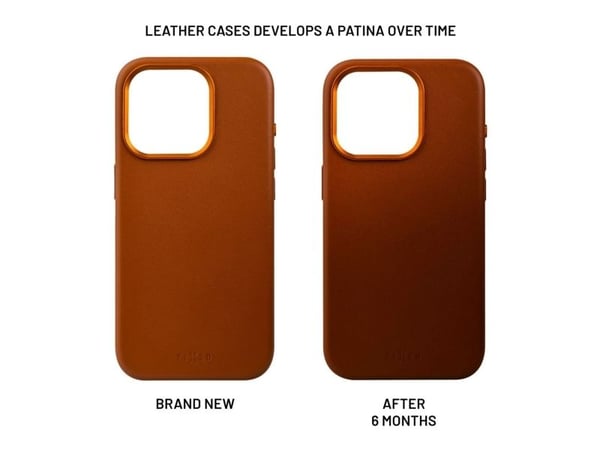 FIXED MagLeather, Suojus, Apple, iPhone 15, 15,5 cm (6.1"), Ruskea