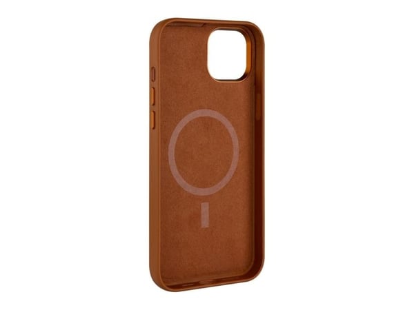 FIXED MagLeather iPhone 14 lærdeksel, brun