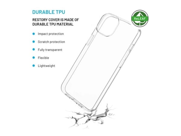 FIXED ReStory, Mobilskal, Apple, iPhone 14, 15,5 cm (6.1"), Transparent
