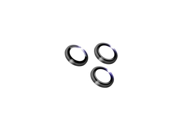 FIXED FIXGCS-1202-BK, Apple, iPhone 15 Pro/15 Pro Max, Ripebestandig, Slagbestandig, Gjennomsiktig, Svart, 2 stykker