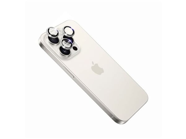 FIXED FIXGCS-1202-SL, Apple, iPhone 5 Pro/15 Pro Max, Naarmuuntumisenkestävä, Iskunkestävä, Läpinäkyvä, Hopea, 2 kpl