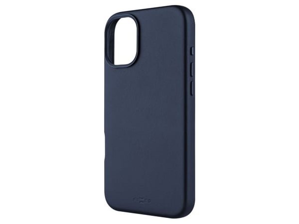 Fodral Fixed Fixed MagLeather | Bakstycke | Apple | iPhone 16 Plus | Läder | Blå