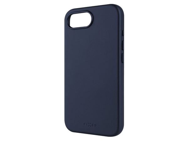 Fast MagLeather MagSafe-skal för Apple iPhone 16E blå