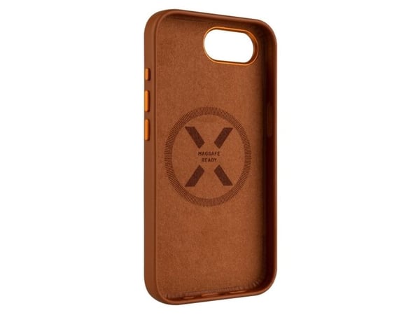 FIXED MagLeather, Suojus, Apple, iPhone 16e, 15,5 cm (6.1"), Ruskea