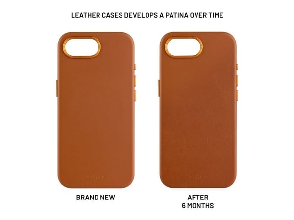 FIXED MagLeather, Suojus, Apple, iPhone 16e, 15,5 cm (6.1"), Ruskea